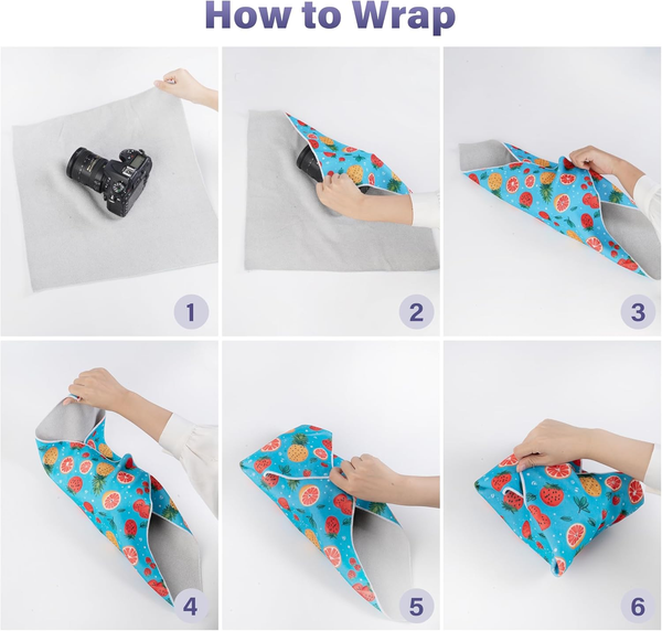 Self-Adhesive Magic Cloth Makeup Bag, Portable Protective Cosmetic Pouch, Camera Lens Wrap, Stylish Travel Organizer for Beauty Essentials, Travel, Gifts & Daily Use