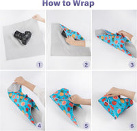 Self-Adhesive Magic Cloth Makeup Bag, Portable Protective Cosmetic Pouch, Camera Lens Wrap, Stylish Travel Organizer for Beauty Essentials, Travel, Gifts & Daily Use