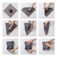 Toiletries Cosmetic Makeup Brushes Storage Bag Cloth Protective Wrap 50Cm Universal Magic Self-Adhesive Travel Outdoors Make Up