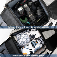 Protective Wrap, Self-Adhesive Magic Cloth Camera Wrap, Storage Cloth, Anti-Scratch, Dustproof, Washable Lens Pouch for DSLR, Smartphones, Laptops, Cosmetic