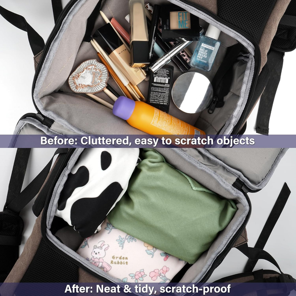 Self-Adhesive Magic Cloth Makeup Bag, Portable Protective Cosmetic Pouch, Camera Lens Wrap, Stylish Travel Organizer for Beauty Essentials, Travel, Gifts & Daily Use