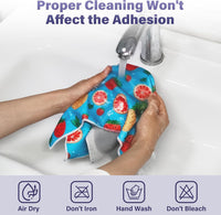 Self-Adhesive Magic Cloth Makeup Bag, Portable Protective Cosmetic Pouch, Camera Lens Wrap, Stylish Travel Organizer for Beauty Essentials, Travel, Gifts & Daily Use