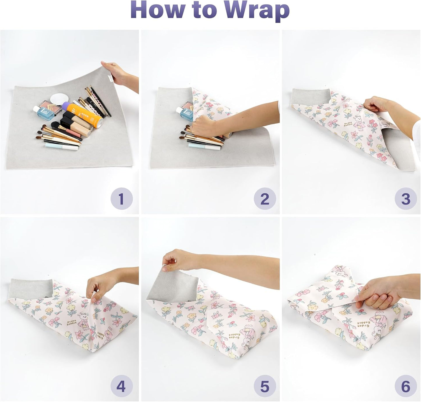 Stylish Self-Adhesive Magic Cloth Makeup Bag - Portable Cosmetic Pouch & Camera Lens Wrap for Travel & Daily Essentials