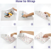 Stylish Self-Adhesive Magic Cloth Makeup Bag - Portable Cosmetic Pouch & Camera Lens Wrap for Travel & Daily Essentials