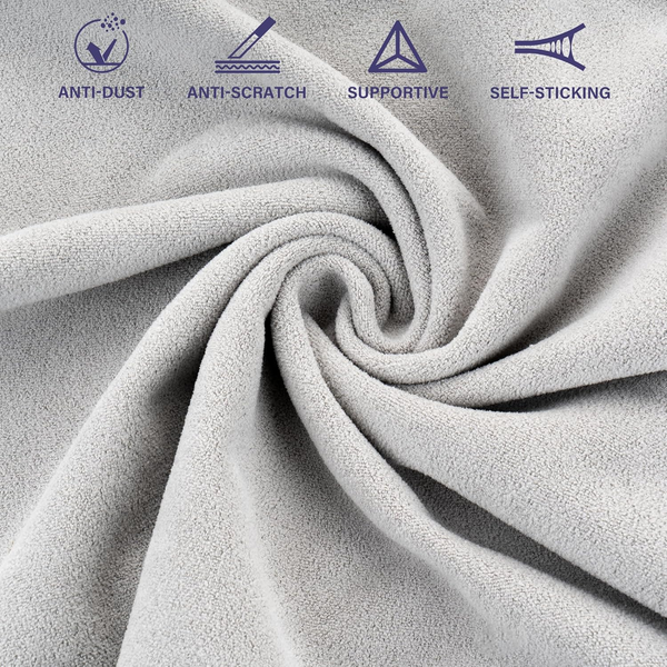 Protective Wrap, Self-Adhesive Magic Cloth Camera Wrap, Storage Cloth, Anti-Scratch, Dustproof, Washable Lens Pouch for DSLR, Smartphones, Laptops, Cosmetic