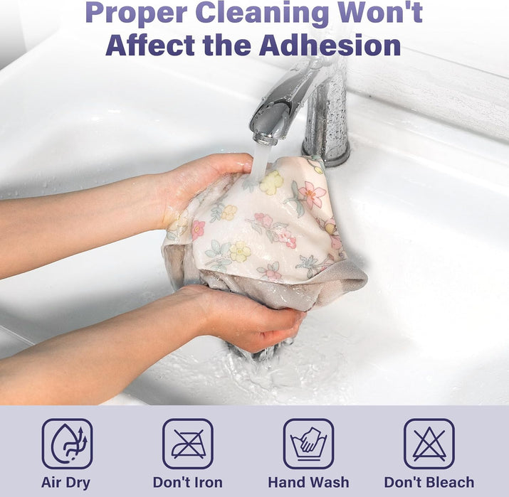 Stylish Self-Adhesive Magic Cloth Makeup Bag - Portable Cosmetic Pouch & Camera Lens Wrap for Travel & Daily Essentials