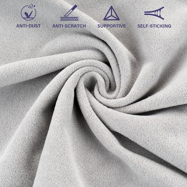 Stylish Self-Adhesive Magic Cloth Makeup Bag - Portable Cosmetic Pouch & Camera Lens Wrap for Travel & Daily Essentials