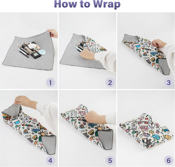 Protective Wrap, Self-Adhesive Magic Cloth Camera Wrap, Storage Cloth, Anti-Scratch, Dustproof, Washable Lens Pouch for DSLR, Smartphones, Laptops, Cosmetic