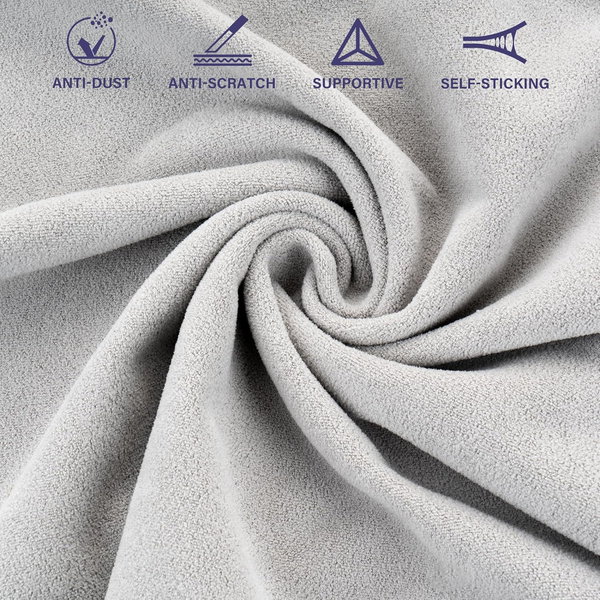 Protective Wrap, Self-Adhesive Magic Cloth Camera Wrap, Storage Cloth, Anti-Scratch, Dustproof, Washable Lens Pouch for DSLR, Smartphones, Laptops, Cosmetic