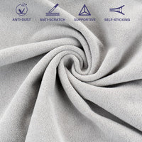 Protective Wrap, Self-Adhesive Magic Cloth Camera Wrap, Storage Cloth, Anti-Scratch, Dustproof, Washable Lens Pouch for DSLR, Smartphones, Laptops, Cosmetic