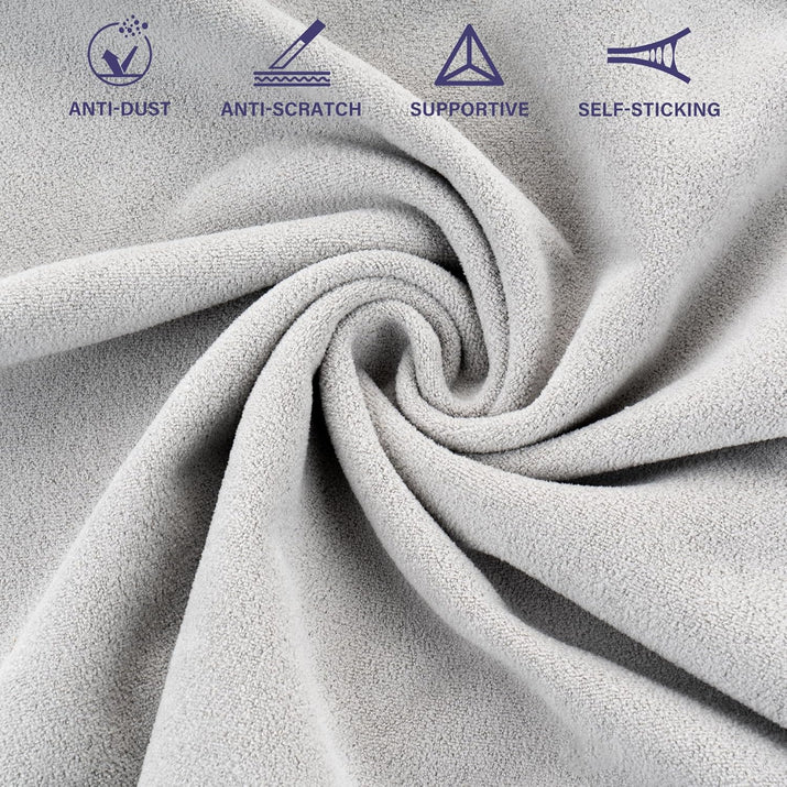 Protective Wrap, Self-Adhesive Magic Cloth Camera Wrap, Storage Cloth, Anti-Scratch, Dustproof, Washable Lens Pouch for DSLR, Smartphones, Laptops, Cosmetic