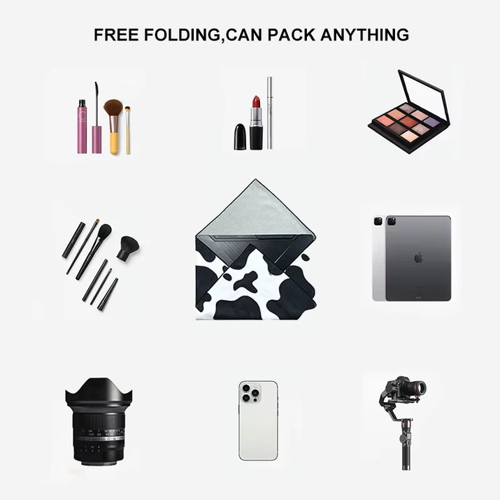 Toiletries Cosmetic Makeup Brushes Storage Bag Cloth Protective Wrap 50Cm Universal Magic Self-Adhesive Travel Outdoors Make Up